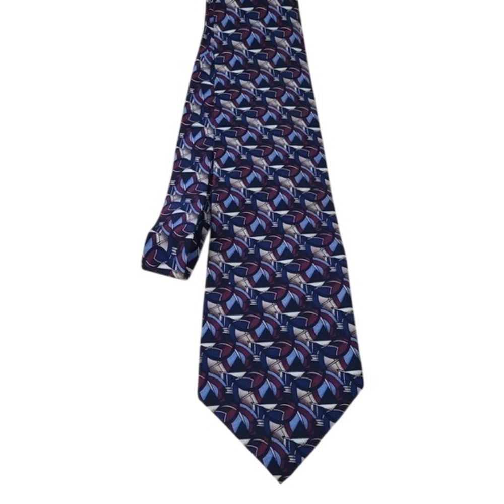 J. Garcia Men's‎ Silk Necktie Geometric Pattern Abstract Design